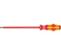 WERA Tournevis pour vis à fente VDE avec Lasertip 4,0x0,8x150mm, longueur totale:305 mm, longueur de lame:200 mm, épaisseur de lame:1,2 mm, largeur de lame:6,5 mm
