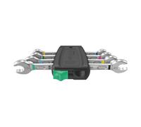 Wera 05020314001 6005 Joker 4 Set 1 Jeu de clés plates doubles 4 pièces Ouverture de clé (métrique) 6 - 12 mm