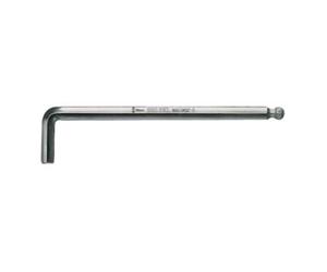 Wera WERA Clé mâle coudée 6 pans, longue chromée 10 mm Quantité:1