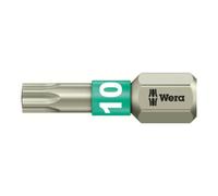 Wera WERA Embout, 1/4 pouce, pour Torx Acier inoxydable «Stainless» TX10 Quantité:1