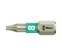 Wera WERA Embout, 1/4 pouce, pour TX Acier inoxydable «Stainless» TX8 Quantité:1