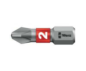 Wera WERA Embout pour Phillips, 1/4″ BiTorsion 2/25 mm Quantité:10