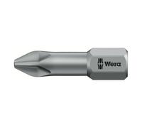 Embout semi-dur avec zone de torsion pour vis cruciforme 1/4'' PH, 25 mm de long, Dimensions : PH 2, Long. totale 25 mm G