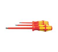 Wera Wera Jeu de tournevis pour vis Phillips, avec manche Kraftform 100% isolés, Nombre de tournevis: 3 Quantité:1