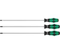 Wera Wera Kraftform Plus - Serie 300 - Schraubendrehersatz Jeu de tournevis 3 pièces Pozidriv, cruciforme Phillips, vis à fente