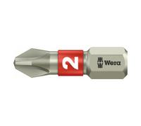 Wera Wera Phillips Bit, L25 mm, entraînement 1/4", acier inoxydable Quantité:10