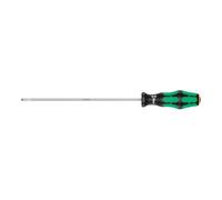Wera 05110006001 335 Tournevis pour Vis à fente, 0.8 x 4.0 x 200 mm, Noir/Vert