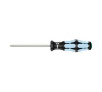 Wera 05032052001 3367 Tournevis pour vis TORX, acier inoxydable, TX 10 x 80 mm, Noir/Ice bleu