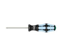 Wera Tournevis TORX 3367 05032053001 TX 15 x 80 mm Acier inoxydable Noir/Ice bleu
