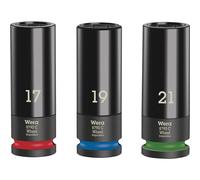 Wera Wheel Impaktor C Set 1 Jeu de douilles 1/2 3 pièces 05004595001