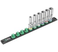 Wera Zyklop Magnetic Socket Rail C Deep 1 Set 1.3cm Drive 6 Pièces 05005470001