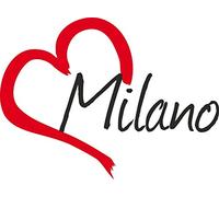 Werbetechnik Sotirios Papoutsis Autocollant de Voiture Milano Milan Ville d'Italie, Sticker ca.9x12cm découpé