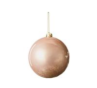 WeRChristmas Boule de Noël Brillante Or Rose Extra Large 15 cm incassable