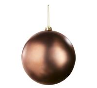 WeRChristmas Boule de Noël Expresso Mat Extra Large 20 cm Incassable