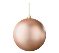 WeRChristmas Boule de Noël Extra Large incassable Or Rose Mat 20 cm