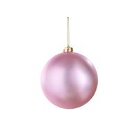 WeRChristmas Boule de Noël Rose Mat Extra Large 15 cm Incassable