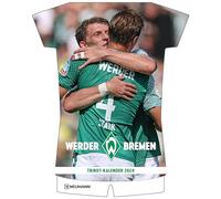 Werder Brême 2024 Calendrier maillot de football pour fans 34,1 x 42 cm Sport