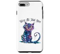 We're All Mad Here Cheshire Cat Alice Wonderland Book Boys Coque pour iPhone 7 Plus/8 Plus