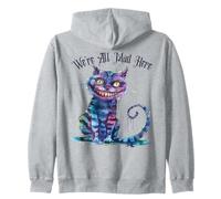 We're All Mad Here Cheshire Cat Alice Wonderland Book Boys Sweat à Capuche