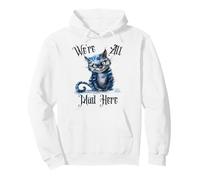 We're All Mad Here Cheshire Cat Alice Wonderland Book Kids Sweat à Capuche