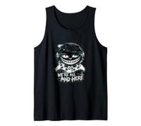 We're All Mad Here Double Manette Glitch Gamer Smile Débardeur