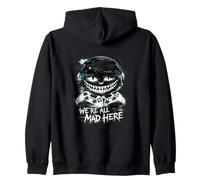 We're All Mad Here Double Manette Glitch Gamer Smile Sweat à Capuche