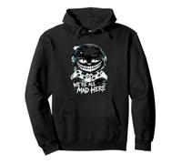 We're All Mad Here Double Manette Glitch Gamer Smile Sweat à Capuche