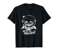 We're All Mad Here Double Manette Glitch Gamer Smile T-Shirt