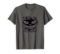 We're All Mad Here Glitch Cheshire Cat Smile T-Shirt