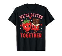We're Better Together Strawberry Couple Valentine's Day T-Shirt