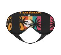 We're Going to Florida Printing Rest Sleep Masque pour les yeux doux pour la maison et le camping, bloque la lumière, confortable pour la plupart des utilisateurs
