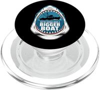 We're Gonna Need A Bigger Boat Funny Shark Meme Fisherman PopSockets PopGrip pour MagSafe