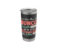 Were More Than Just Bunco Jeu de dés de jeu Bunco Gobelet isotherme en acier inoxydable double paroi