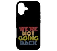 We're Not Going Back rétro Vintage Coque pour iPhone 17