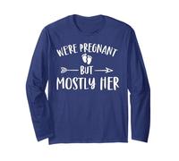 We're Pregnant But Mostly Her Funny Pregnancy Annonce Manche Longue