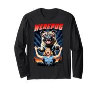Werepug - Rétro Vintage B-Movie 80's Horror Werewolf Dog Carlin Manche Longue