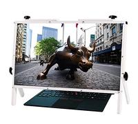 WEREW Loupe d'écran d'ordinateur pour Ordinateur Portable 2022 Version la Plus récente, écran grossissant de 22 Pouces pour écran d'ordinateur, loupe de Lecture en loupe 3X, projecteur agrandisseu