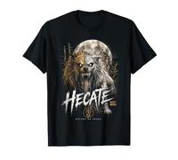 Werewolf Full Moon Horror Wolf Beast Streetwear Metal Y2K T-Shirt