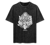 Werewolves Not Swearwolves What We Do in The Shadows Black Unisex T-Shirt Printed Tee Graphic Top for Men Shirt XL