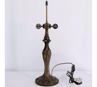 WERFACTORY Base de lampe de table de rechange uniquement, largeur 16,5 cm, hauteur 61 cm, convient pour abat-jour en verre teinté de style Tiffany de 30,5, 35,6 cm, 40,6 cm, 45,7 cm, finition bronze