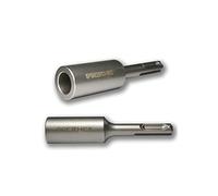 WERHE® 13,5x22x100 Pilote de piquet de terre professionnel pour l'enfichage de la prise de terre profonde Mise à la terre Prise de terre - Jack Hammer Picket Poteau Driver SDS Plus