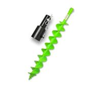 WERHE Accessoire de foret professionnel pour appareils de tarière 80 mm double arbre - Tarière pour poteaux et de puits robuste avec pointe de perçage précise et grande stabilité