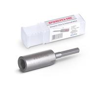 WERHE® Adaptateur HEX sur filetage femelle m14 - robuste et stable, fabriqué en acier - S'adapte à toutes les perceuses et visseuses sans fil avec un mandrin universel