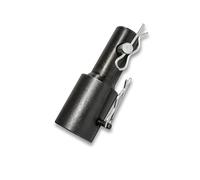WERHE Adaptateur pour Stihl Tarière BT 106/120/121/130/131, Acier, Ø 20 mm | avec goupille de sécurité pour maintien sûr, montage sans outil, pour Foret Ø 40 300 mm, pièce non originale Stihl