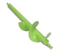 WERHE Foret de terre 100 mm Ø, 600 mm de long pour perceuse et visseuse sans fil - Foret de jardin pour planter facilement des fleurs, des arbustes et creuser des trous pour piquets de clôture