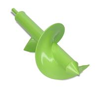 WERHE Foret de terre 60 mm Ø, 220 mm de long pour perceuse et visseuse sans fil - Foret de jardin pour planter facilement des fleurs, des arbustes et creuser des trous pour piquets de clôture