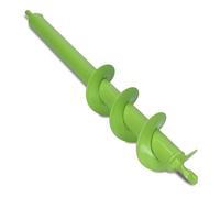 WERHE Foret de terre 60 mm Ø, 450 mm de long pour perceuse et visseuse sans fil - Foret de jardin pour planter facilement des fleurs, des arbustes et creuser des trous pour piquets de clôture