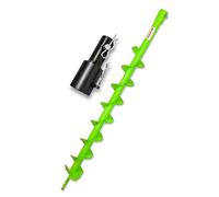 WERHE Foret pour Tarière Ø 80 mm, 81 cm, Pour Stihl BT 106, 120, 121, 130 | pointe de forage en acier pour légers max. sols mi-durs, grande robustesse, longue durée de vie, aussi pour BT 106 C, BT 131