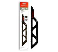 WERHE ® Profi - 1 x lame de scie alternative à pierre - C 305 mm S1243HM - Parfait pour la découpe de murs en briques, béton cellulaire, bois - Compatible avec les scies Dewalt, Bosch
