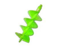 WERHE® Profi drill Acier solide, foret de terre pour machine de forage 300 mm double arbre extrêmement robuste - foret de pieu foret de puits pointe de forage précise.